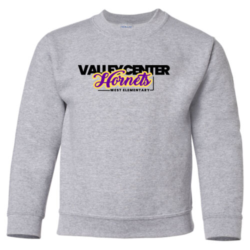 D2 - Gildan 18000B Youth Heavy Blend Youth Crewneck Sweatshirt Thumbnail