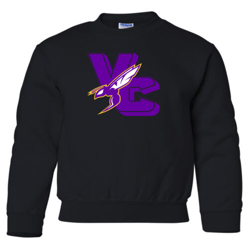 D7 - Gildan 18000B Youth Heavy Blend Youth Crewneck Sweatshirt Thumbnail